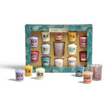 The Last Paradise set of 12 votive candles + candlestick