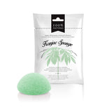 Konjac Sponge Konjac Facial Sponge Green / Green 1 pc