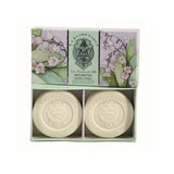 Sculpted Soap Lily Of The Valley body soap set 2x115g