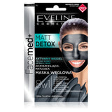 Facemed + Matt Detox cleansing and matting charcoal mask 2x5ml