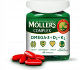 Complex Omega-3 + D3 + K2 dietary supplement 60 capsules