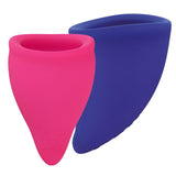 Fun Cup set Size A menstrual cup + Size B menstrual cup