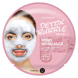 Detox Bubble Mask cleansing and moisturizing black bubble face mask Sparkling Wine 1pc