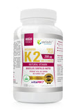 Vitamin K2 200 µg MK-7 with Natto Natural Vitamin VitaMK7 dietary supplement 120 capsules