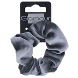 Velvet gray hair wrap