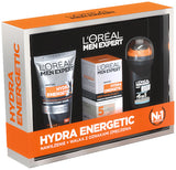 Set Men Expert Hydra Energetic X-Treme cleansing gel 150ml + Hydra Energetic moisturizing cream 50ml + Carbon Protect 4in1 Roll-On 50ml
