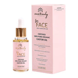 For Face Nails Lashes And Hair 100% Pure Organic Castor Oil serum with castor oil for face, nails, eyelashes and hair 30ml
