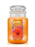 Large scented candle with two wicks Sunshine & Daisies 652g