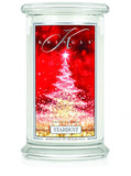 Large, scented candle with two wicks Stardust 623g