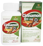 Cinnamon 500mg organic cinnamon dietary supplement 60 capsules