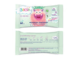 Micellar wet wipes with aloe water for children 60 pcs