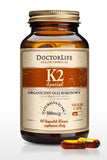 K2 organic coconut oil natural K2 MK-7 dietary supplement 60 capsules
