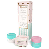 Home Spa set cleansing and astringent mask Pink 50g + refreshing face and lip scrub Watermelon 50g + cleansing and detoxifying pollen 20g