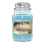 Scented candle, large jar, Beach Escape 623g