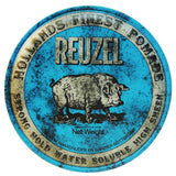 Hollands Finest Blue Pomade with a strong hold water-based pomade 113g