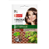 Tar mask accelerating hair growth. Burdock Oil and Hops 30ml