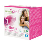 Girls Organic Cotton Panty Liners Size 1 12pcs