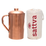 Plain Jug 1250ml smooth copper jug