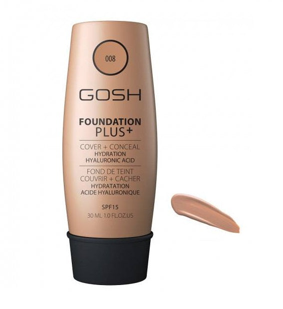 Foundation Plus + covering-correcting face foundation 008 Golden 30ml ...