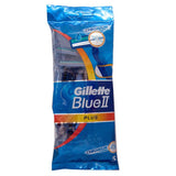Blue II Plus Chromium disposable razors for men 5pcs