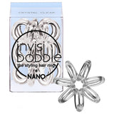 Nano Styling Hair Rings hair bands Crystal Clear 3pcs