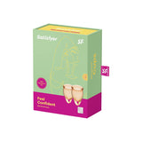 Feel Confident Menstrual Cup 15ml + 20ml Orange menstrual cups