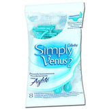 Simply Venus disposable women's razors 8pcs