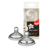 Closer To Nature Silicone nipple for a bottle, flow to the porridge, 2 pcs