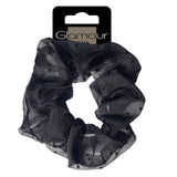 Black tulle hair wrap