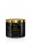 Boujee scented candle with three wicks Fierce & Fabulous 411g