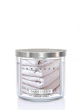 Tumbler scented candle with three wicks Warm Cotton 411g