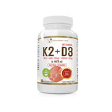 Vitamin K2 MK-7 with Natto 200µg + D3 4000IU 100µg in MCT oil, dietary supplement 60 soft capsules