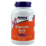 Caprylic Acid Caprylic Acid 600mg Dietary Supplement 100 Capsules
