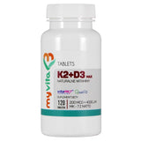 Vitamin K2 200 µg + D3 4000IU Max dietary supplement 120 tablets