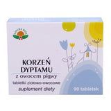 Dyptam root with quince fruit herbal-fruit tablets dietary supplement 90 tablets