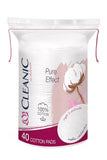 Pure Effect cosmetic pads oval 40 pcs.
