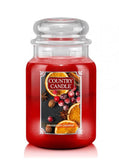 Large scented candle with two wicks Cranberry Orange 680g