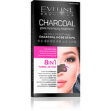 Charcoal Pore Minimizing Treatment Nose Strips 2pcs deep cleansing carbon nose strips.