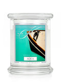 Medium scented candle with two wicks Aqua 411g