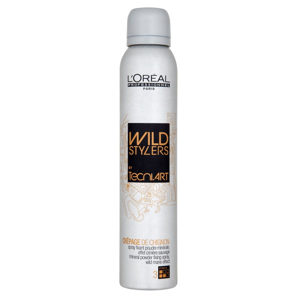 Fixative Makeup Wild Stylers by Tecni.Art Crêpage de Chignon fixative spray 200ml ...