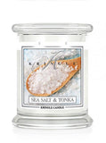 Medium scented candle with two wicks Sea Salt & Tonka 411g