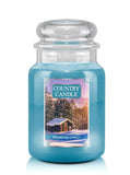 Large, scented candle with two wicks Mountain Chalet 680g