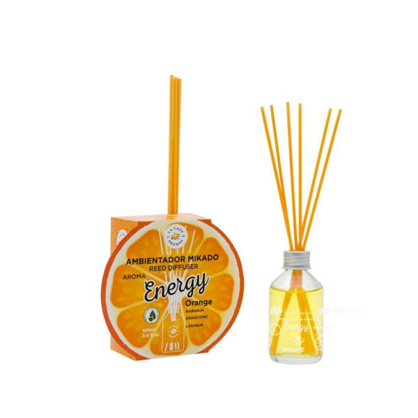 Reed Diffuser Energy aromatic oil with sticks Orange 100ml – Cosmetics ...