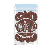 Nano Styling Hair Rings Pretzel Brown Hair Ties 3pcs