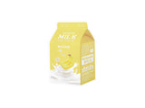 Banana Milk One-Pack Brightening and nourishing sheet mask Banana 20g