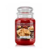 Large, scented candle with two wicks Warm Apple Pie 652g