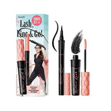 Lash Line & Go Travel Set set of curling and lifting Black Mascara 8.5g + matte eyeliner in a Black 1ml pen