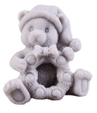 Happy Soaps Gray Teddy Bear with a Wreath, natural glycerin soap Pineapple 90g