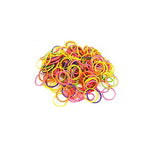 Elastic Band silicone bands for hair Colorful RA 00338 100g