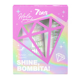 Shine Bombita! Holo set of illuminating coconut body scrub 200g + illuminating body milk 150ml
